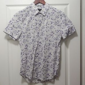 Varvatos Flora Short Sleeve Shirt sz Sm